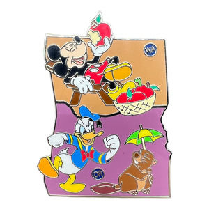 Disney Pin Trading American Adventure Mystery Pin Set Washington Oregon 129559